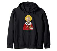 Saint Nicholas of Myra Zip Hoodie