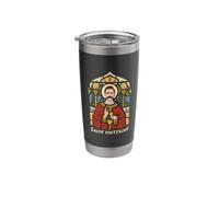 Saint Nietzsche Design for a Philosophy Student Stainless Steel Insulated Tumbler