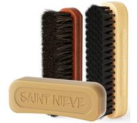 SAINT NIEVE Football Prep Kit - Leather Football Conditioning Set with Beeswax, 2 Brushes (Soft Horsehair & Hard Hog Bristle), for Enhanced Grip & Longevity