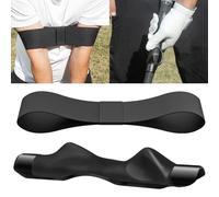 SAINT NIEVE Grip Trainer Attachment & Swing Correcting Arm Band - Ultimate Black Golf Training Combo for Perfect Hand Positioning and Improved Swing Mechanics
