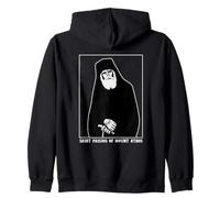 Saint Paisios of Mount Athos Greek Orthodox Christian Zip Hoodie