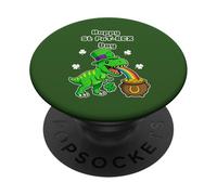 Saint PaT-Rex Toddlers Boys Dinosaur St Patricks Day Kids PopSockets Adhesive PopGrip