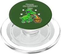 Saint PaT-Rex Toddlers Boys Dinosaur St Patricks Day Kids PopSockets PopGrip for MagSafe