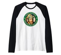 Saint Patrick, Apostle of Ireland Raglan Baseball Tee