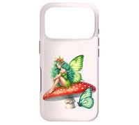 Saint Patrick Day Enchanting Forest Fairy Butterfly Mushroom Case for iPhone 17 Pro