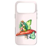 Saint Patrick Day Enchanting Forest Fairy Butterfly Mushroom Case for iPhone 17 Pro Max