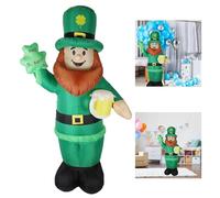 Saint Patrick Day Inflatable Leprechaun Light Up Decoration Elderly Decorated Drink Decorative for Beverage Adornment Irish Irish Inflatable Yard Decorations (#1)
