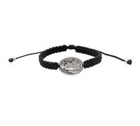 Saint Patrick Medal Woven Adjustable Bracelet | Catholic Religious Jewelry with Patron Saint of Ireland | Great Catholic Gift for Confirmation, One Size, Metal, no gemstone
