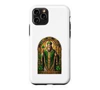 Saint Patrick Shamrock Bishop Sacred Irish Icon Art Faith Case for iPhone 11 Pro