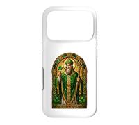 Saint Patrick Shamrock Bishop Sacred Irish Icon Art Faith Case for iPhone 17 Pro