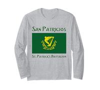 Saint Patricks Battalion San Patricios Irish Mexican History Long Sleeve T-Shirt