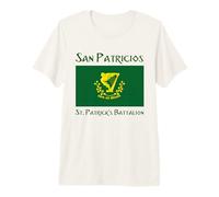 Saint Patricks Battalion San Patricios Irish Mexican History Premium T-Shirt