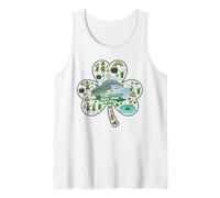 Saint Patrick's Day Cruise Squad Irish Shamrock Ship Party Tank Top