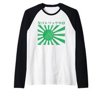 Saint Patrick's Day Japanese Aesthetic Man Woman St Patrick Raglan Baseball Tee
