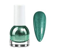 Saint Patrick's day Nail Vanish - Green Glitter Nail Polish Quick Dry - Odorless Gem Green Nail Vanish With Fine Glitter - Fast Drying & Long-Lasting Pearl Polish With Silk Texture