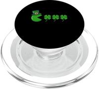 Saint Patrick's Day Pac Gamer Funny Gaming Game Fan PopSockets PopGrip for MagSafe