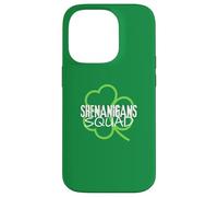 Saint Patricks Day Shenanigans Squad Shamrock St Pattys Day Case for iPhone 14 Pro