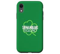 Saint Patricks Day Shenanigans Squad Shamrock St Pattys Day Case for iPhone XR
