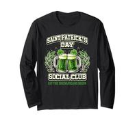 Saint Patrick's Day Social Club Shenanigans Beer Mugs Long Sleeve T-Shirt
