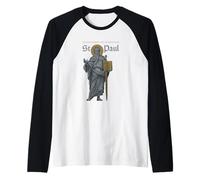 Saint Paul The Apostle Philippians 1:21 Christian Raglan Baseball Tee