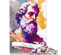 Saint Paul The Apostle Puzzles 1000 Pieces Wooden Puzzles Puzzles for Adults Puzzle for Adults And Teenager 1000pcs (75x50cm)