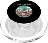 Saint Petersburg Russia scenery Art Deco PopSockets PopGrip for MagSafe