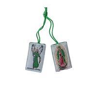 Saint Raphael Archangel Angel Green Scapular Escapulario De San Rafael, Cotton, No Gemstone