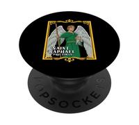 Saint Raphael Guardian Angel Faithful Protector PopSockets Adhesive PopGrip