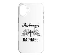 Saint Raphael the Archangel Traditional Catholic Prayer Case for iPhone 16 Plus