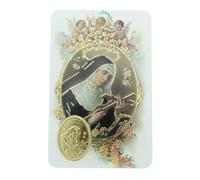 Saint Rita Prayer Card - Religious Image - Christian Worship in