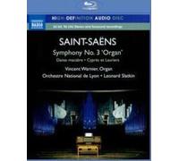 SAINT-SAENS/WARNIER/SLATKIN: SYM 3 ORGAN SYM DANSE - Region A Blu Ray,US Import