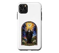 Saint Scholastica Dove Catholic Gothic Cathedral Art Icon Case for iPhone 11 Pro Max