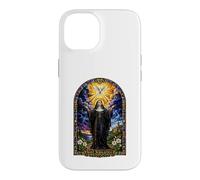 Saint Scholastica Dove Catholic Gothic Cathedral Art Icon Case for iPhone 14