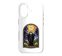 Saint Scholastica Dove Catholic Gothic Cathedral Art Icon Case for iPhone 17