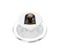 Saint Scholastica Dove Catholic Gothic Cathedral Art Icon PopSockets PopGrip for MagSafe