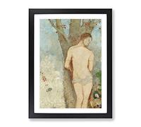 Saint Sebastian By Odilon Redon Classic Painting Framed Print | A3 Black Framed Wall Art | Ready to Hang | Classic Historical Picture | Living Room Bedroom Lounge Office