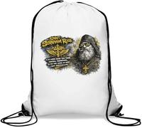 Saint Seraphim Rose Inspirational Quote Gym Sack Casual Drawstring Bag White