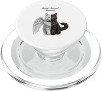 Saint? Sinner? Depends. Satanic Cat Kitten Atheist PopSockets PopGrip for MagSafe