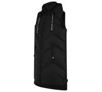 Saint & Sinner Women's Hooded Longline Quilted Padded Puffer Gilet