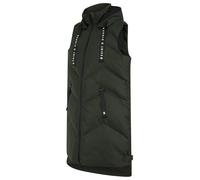 Saint & Sinner Women's 'Newby' Hooded Longline Quilted Gilet Bodywarmer