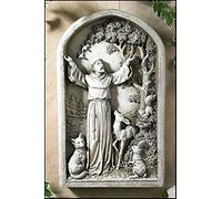 Saint St Francis Patron of Animals Peace Tree Figurine Patio Garden Home Statue