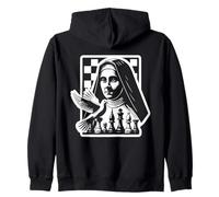Saint Teresa of Avila Catholic Patron Saint Chess Pieces Zip Hoodie