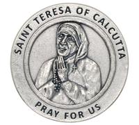 Saint Teresa of Calcutta Coin and Prayer Card for Teenage Daughter | Inspirational Faith Token with Mother Teresa Quote | 1.25" Metal Coin | Great Catholic Gift