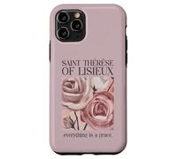 Saint Thérèse of Lisieux Catholic Everything Is a Grace Case for iPhone 11 Pro