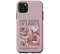 Saint Thérèse of Lisieux Catholic Everything Is a Grace Case for iPhone 11 Pro Max