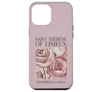 Saint Thérèse of Lisieux Catholic Everything Is a Grace Case for iPhone 12 Pro Max