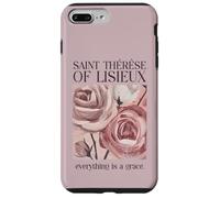 Saint Thérèse of Lisieux Catholic Everything Is a Grace Case for iPhone 7 Plus/8 Plus