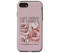 Saint Thérèse of Lisieux Catholic Everything Is a Grace Case for iPhone SE (2020) / 7/8