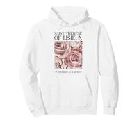 Saint Thérèse of Lisieux Catholic Everything Is a Grace Pullover Hoodie