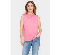 Saint Tropez Aileen Sleeveless Pleat Blouse Pink